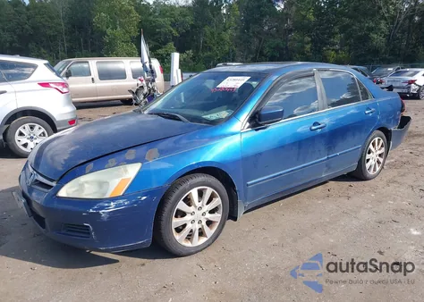 2006 Honda Accord Sdn Ex-L V6 z USA, uszkodzony, nr VIN 1HGCM66596A037818